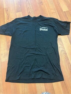 Black Logo Crewneck Tee for Men